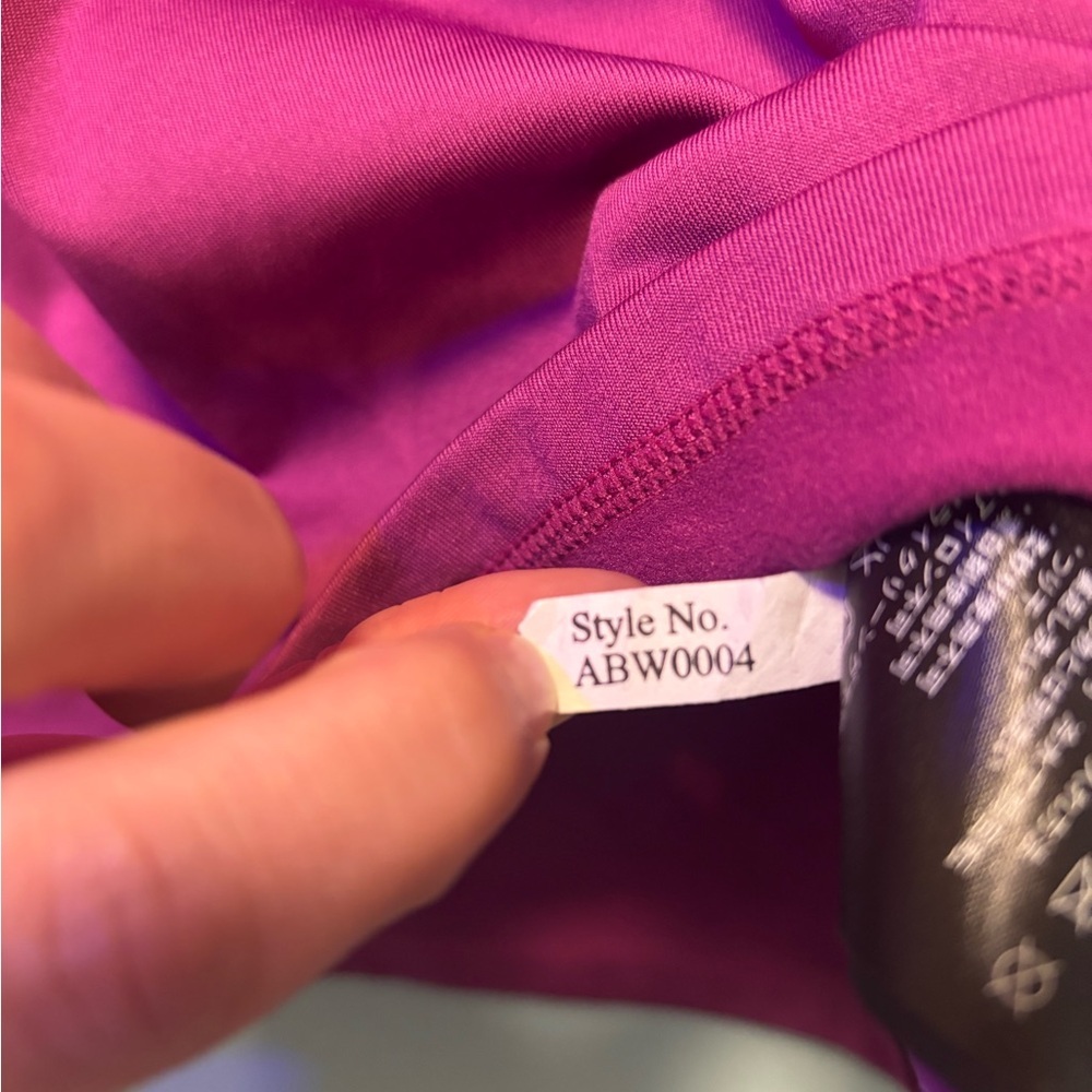 Orage Women’s Fuchsia Quarter Zip Up Long Sleeve Top Size M - Picture 5 of 10